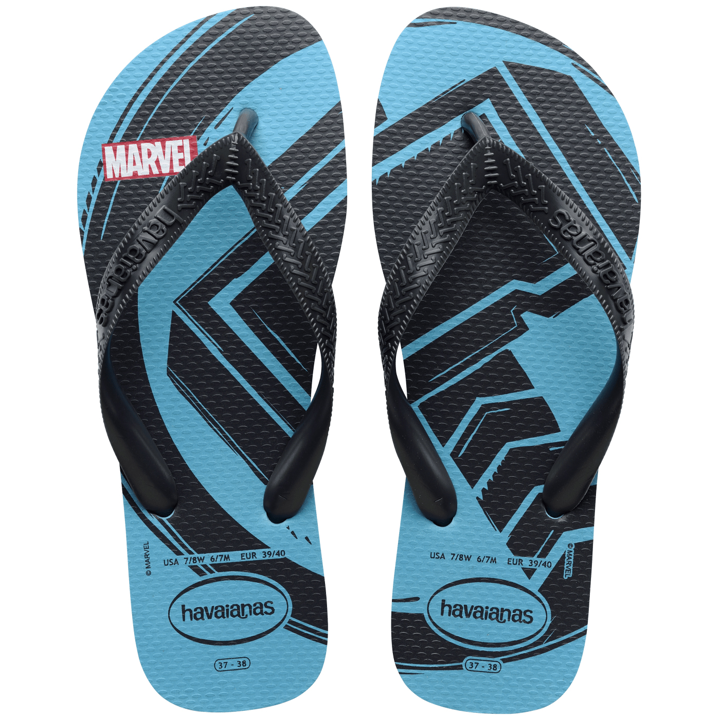 Chinelos Havaianas Top Marvel Logomania