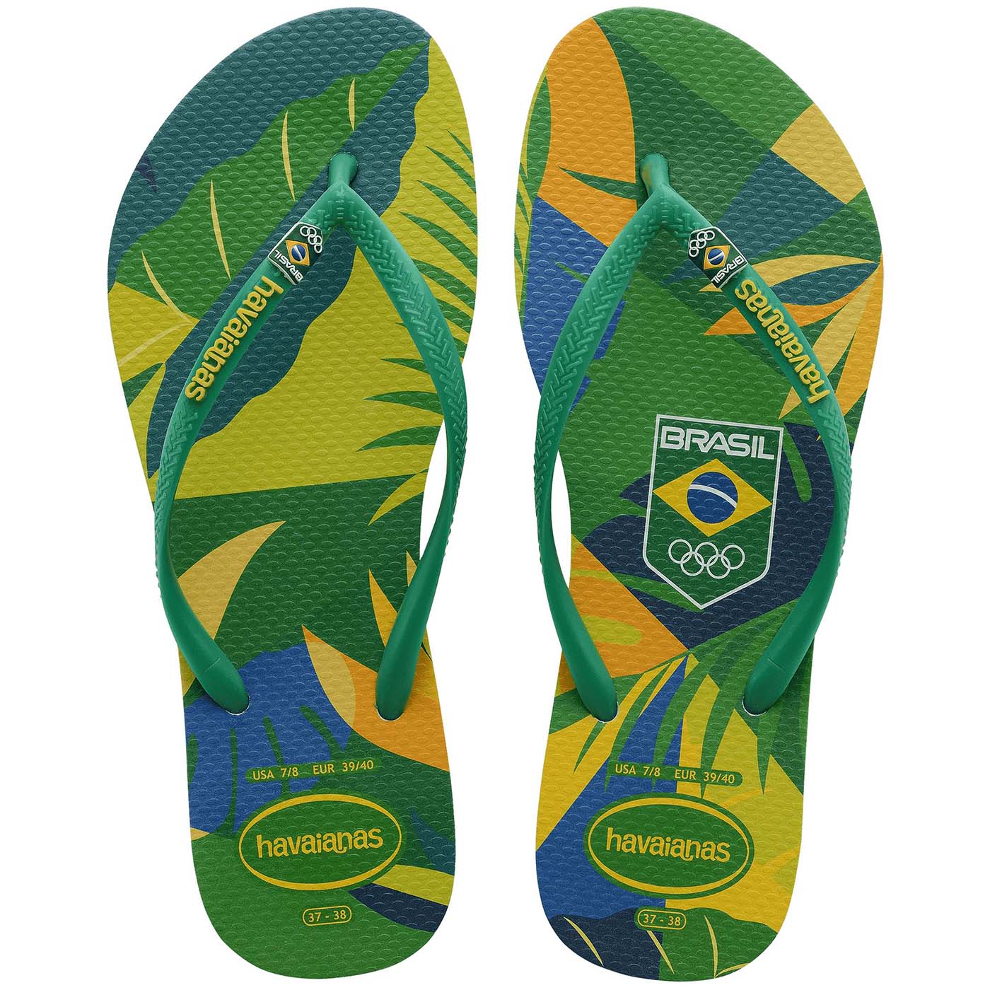 Chinelos Havaianas Slim Time Brasil