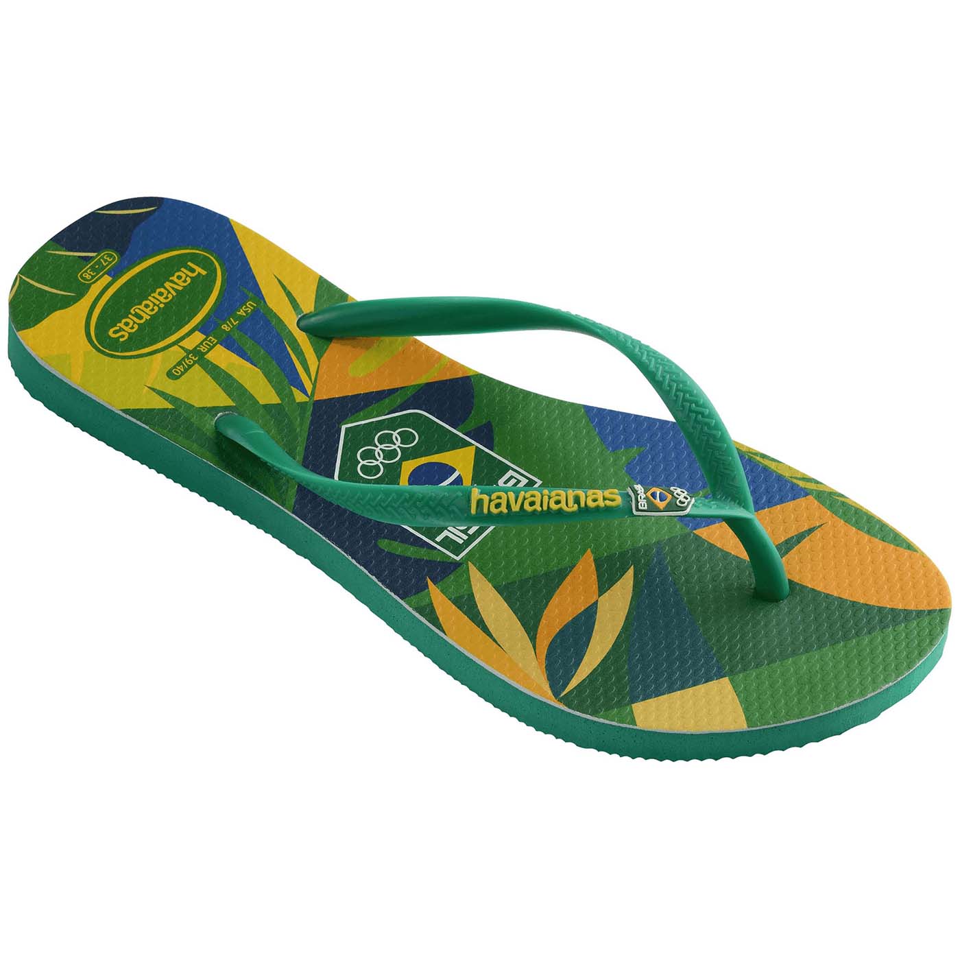 Chinelos Havaianas Slim Time Brasil