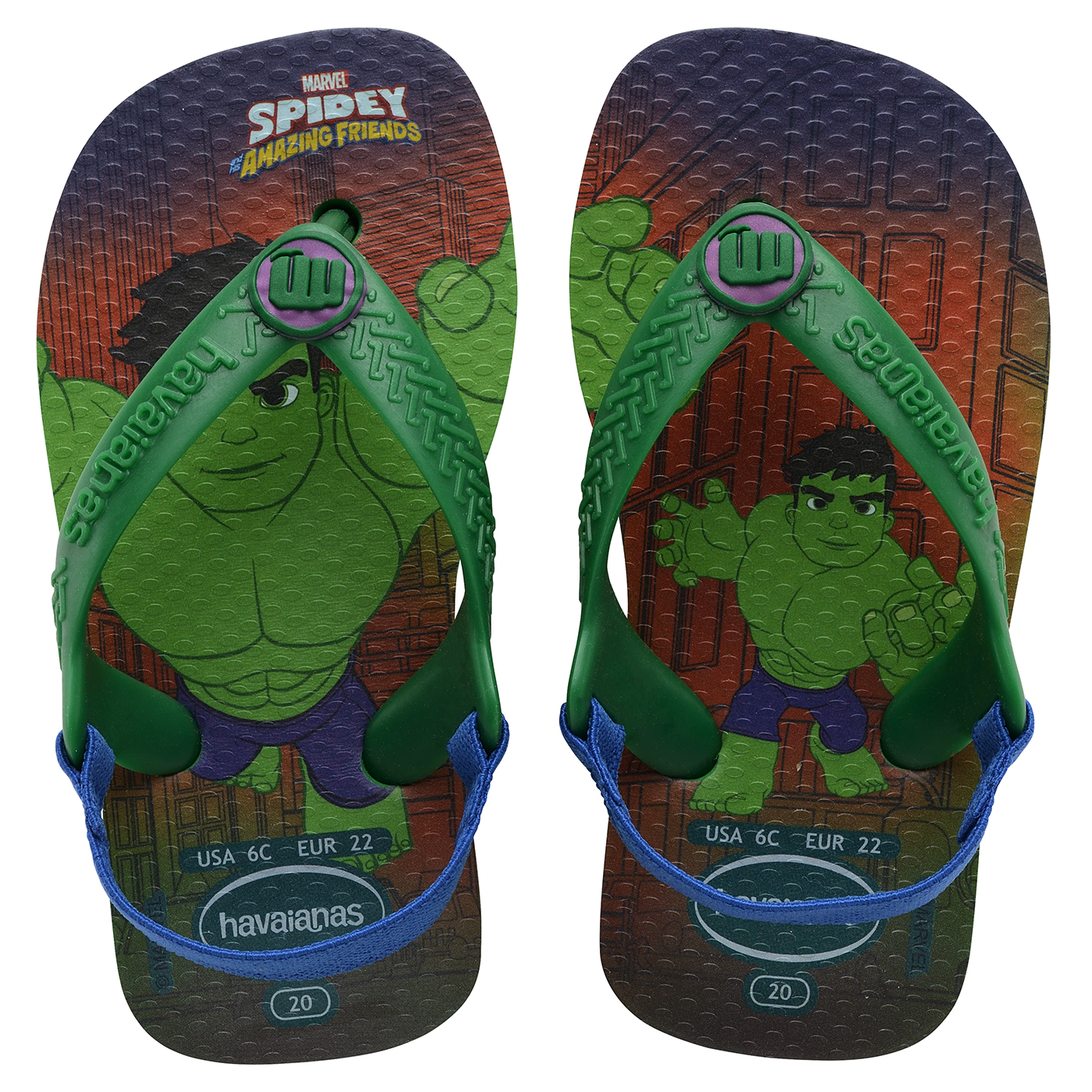 Chinelos Havaianas Baby Marvel