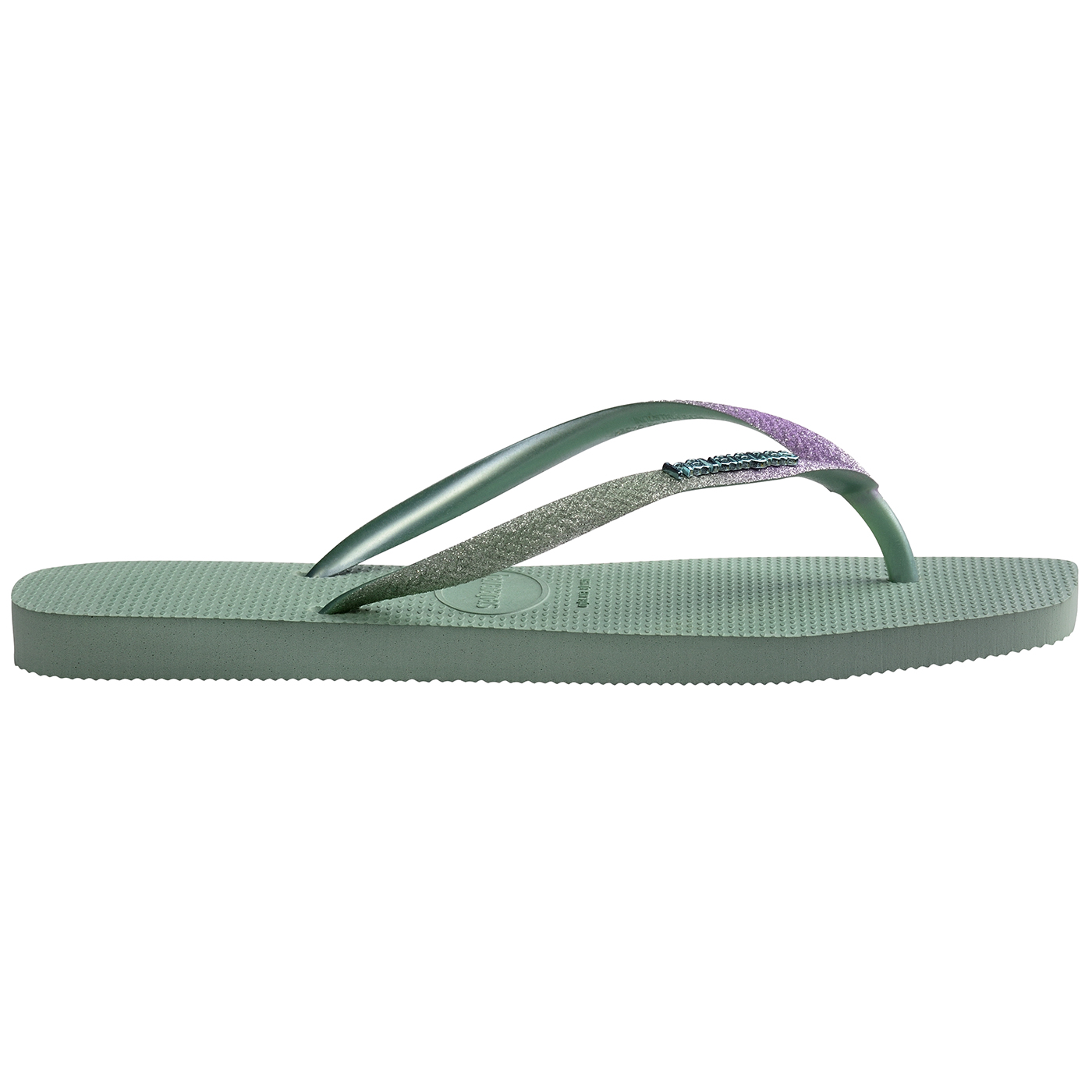 Chinelos Havaianas Slim Square Glitter
