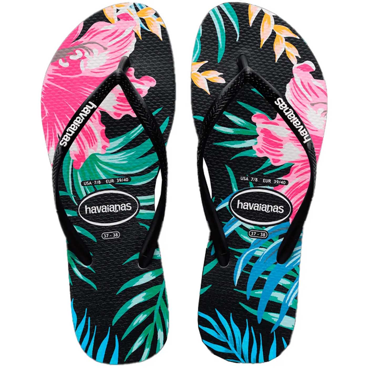 Chinelos Havaianas Slim Floral Palm