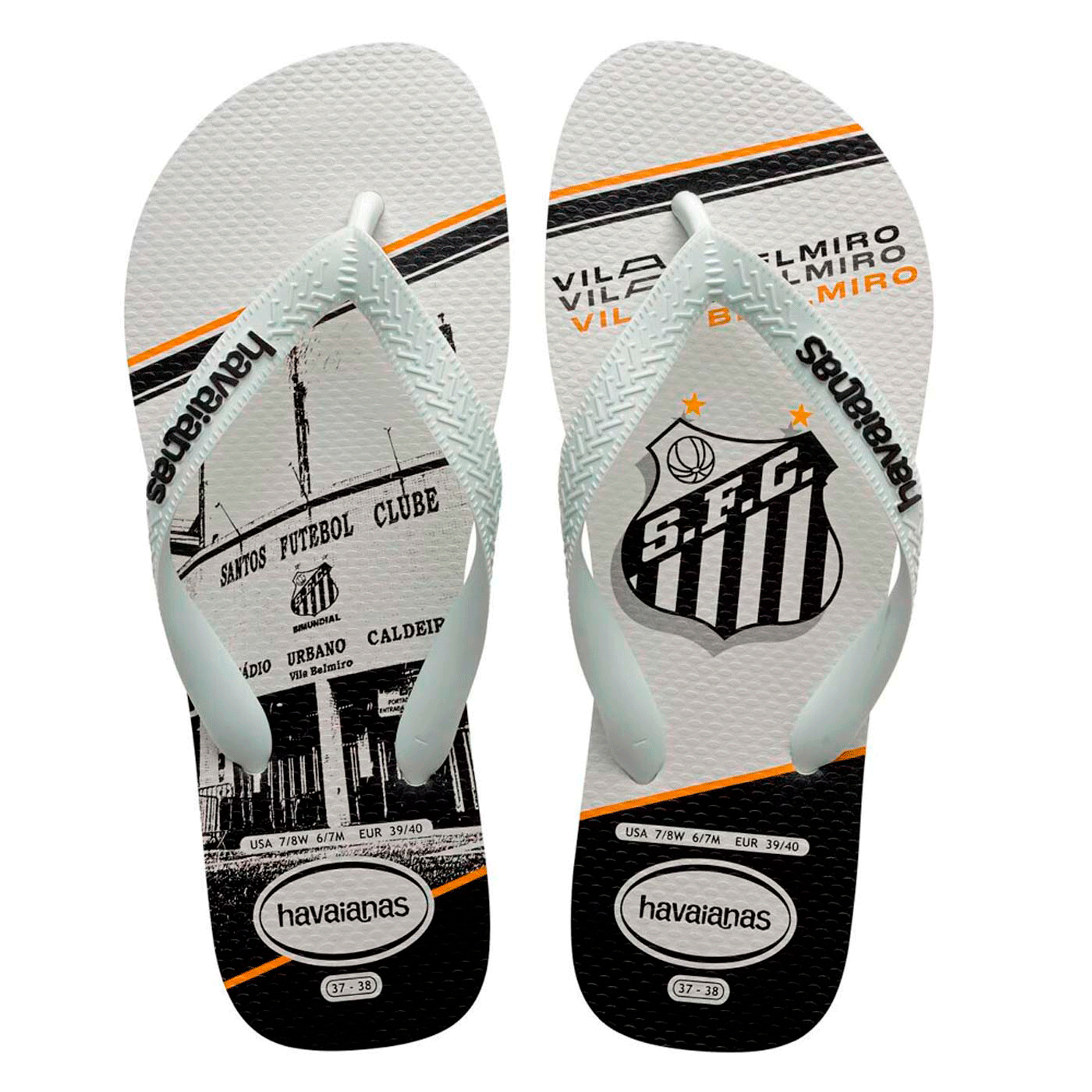 Chinelos Havaianas Top Times Santos