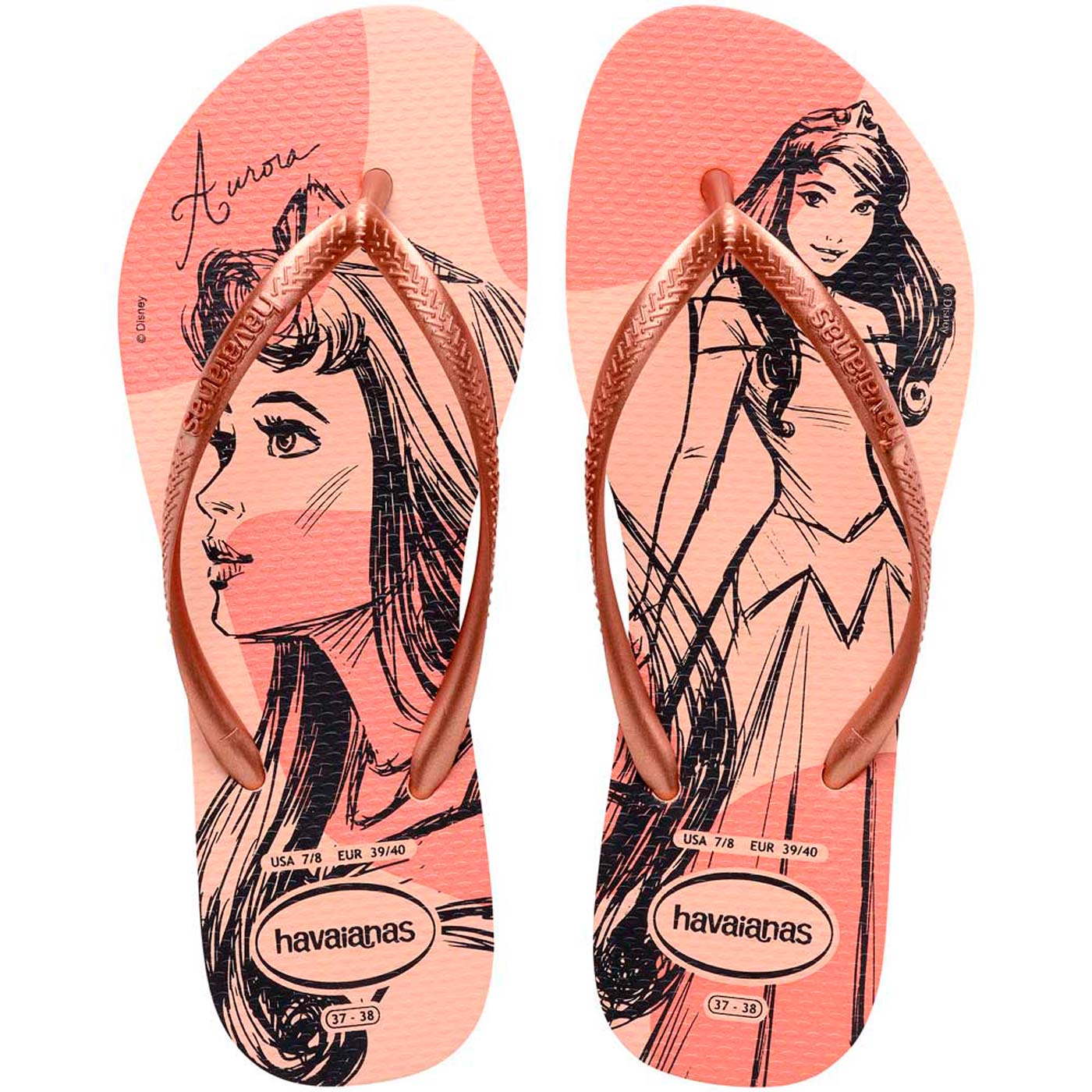 Chinelos Havaianas Slim Princesas