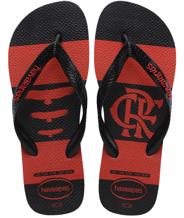 Chinelos Havaianas Top Times Flamengo
