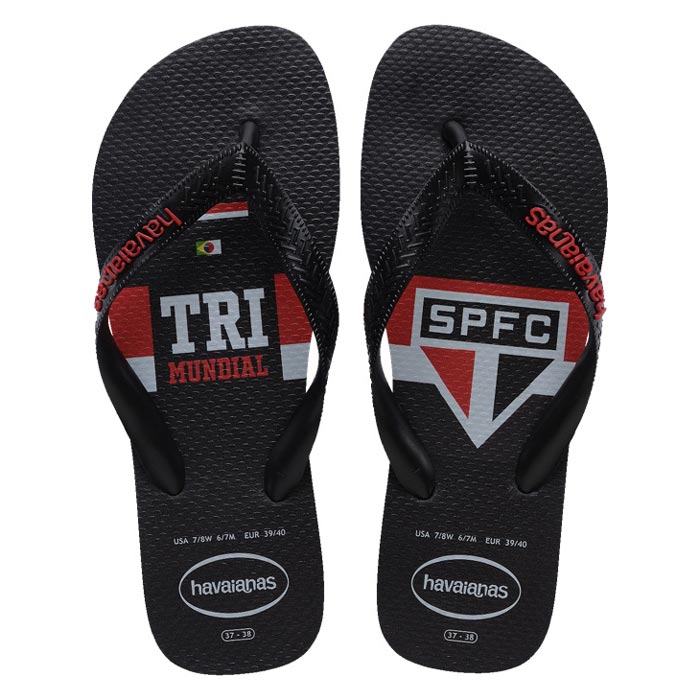Chinelos Havaianas Top Times São Paulo
