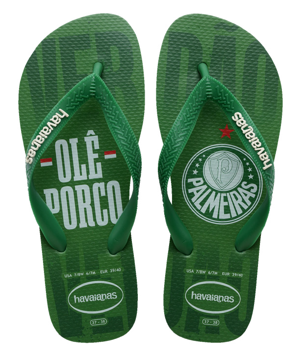 Chinelos Havaianas Top Times Palmeiras