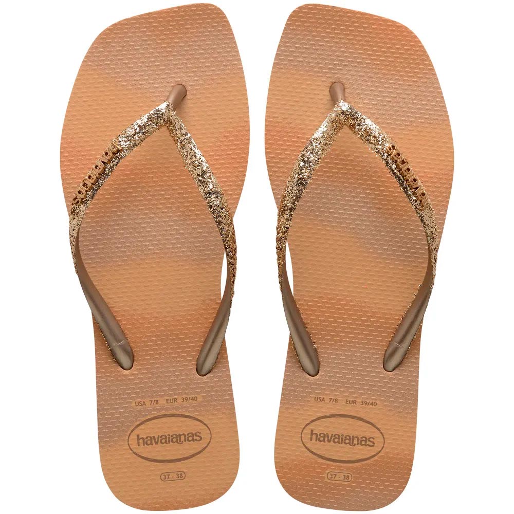 Chinelos Havaianas Slim Square Glitter Party