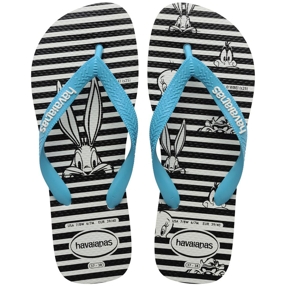Chinelos Havaianas Top Warner Logo