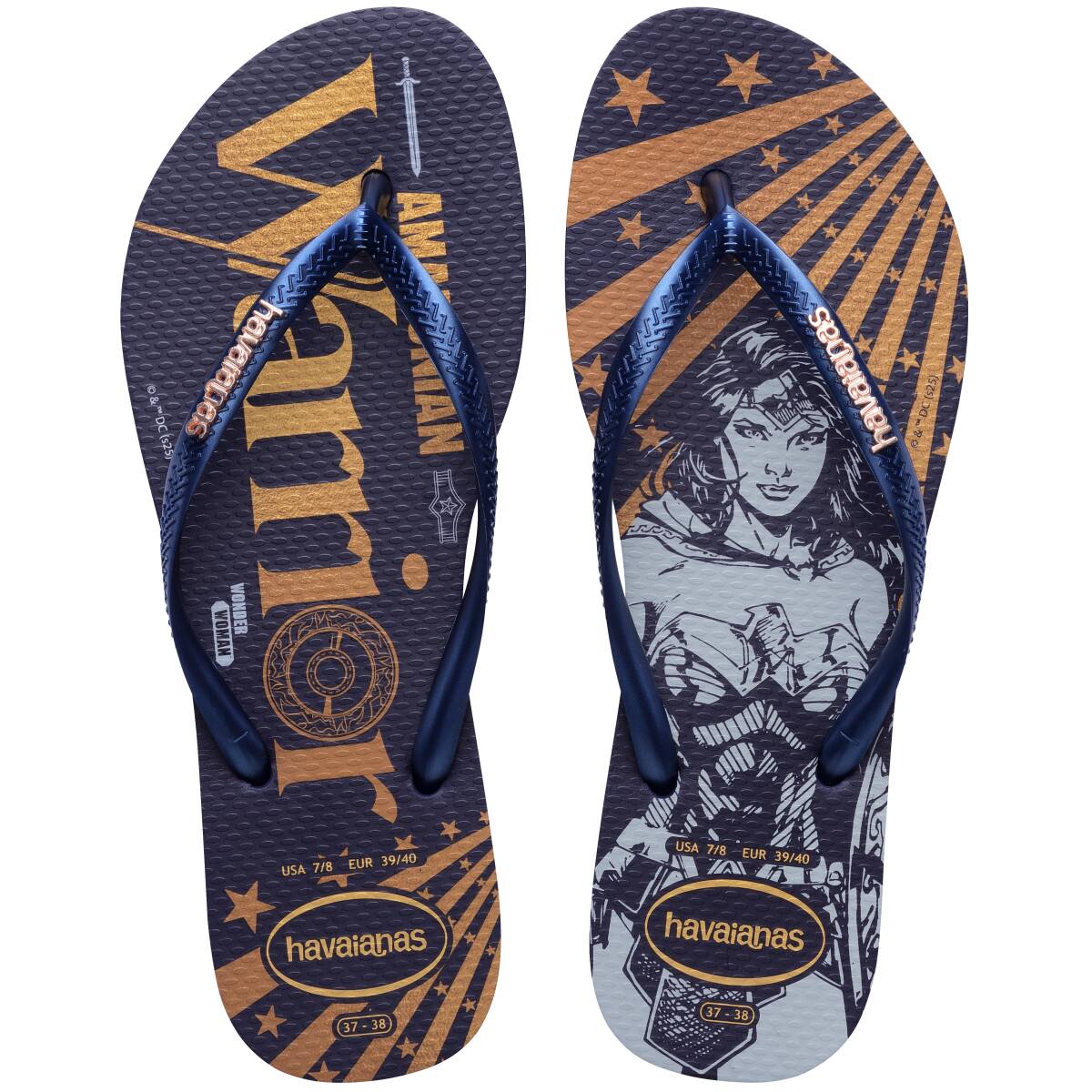 Chinelos Havaianas Slim Warner Classics