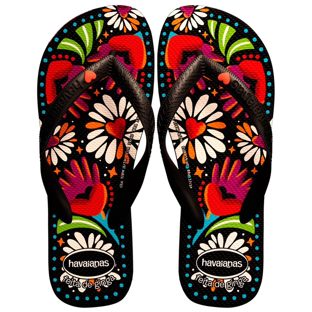 Chinelos Havaianas Top Begônia Coração