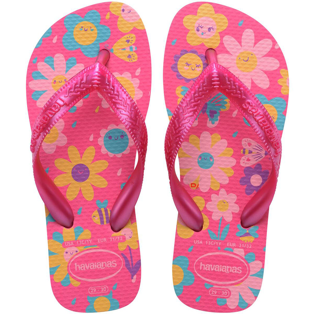 Chinelos Havaianas Kids Flores