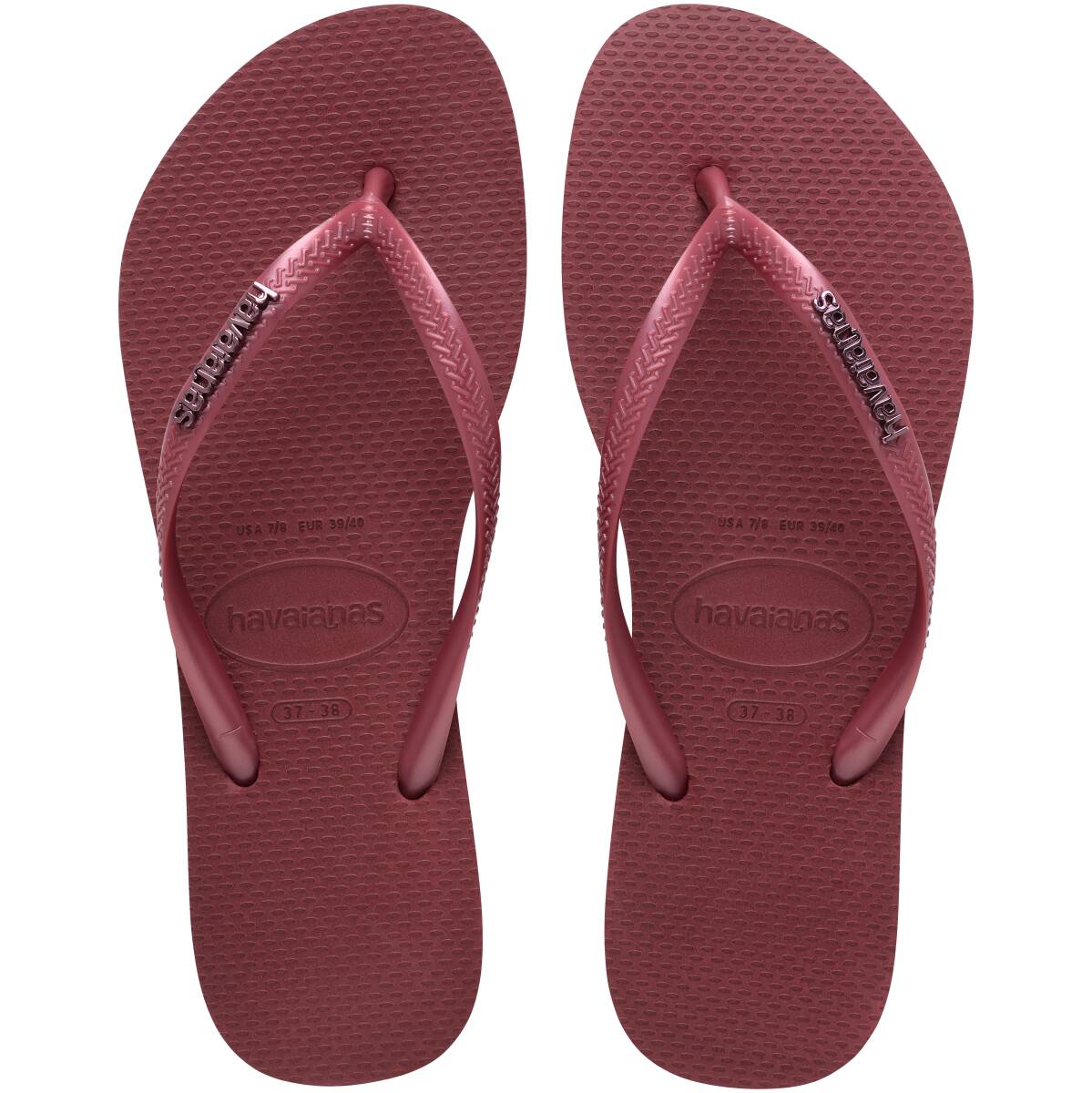 Chinelos Havaianas Slim Logo Metallic