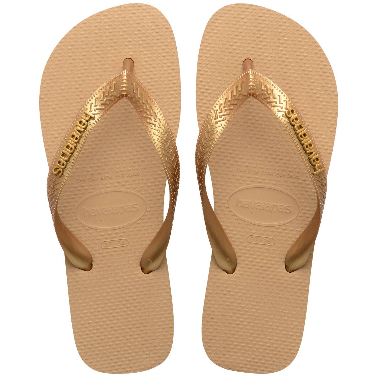 Chinelos Havaianas Top Logo Metallic