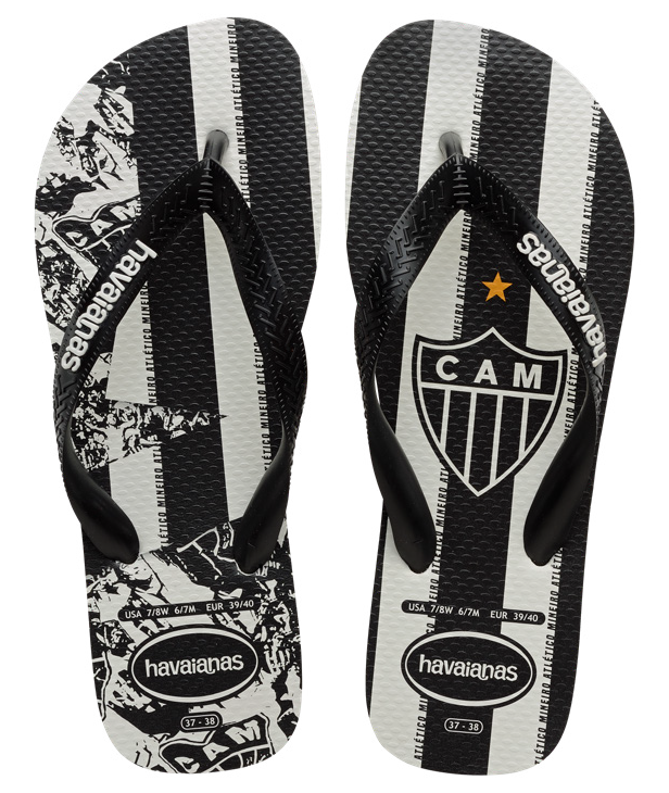 Chinelos Havaianas Top Times Atletico Mineiro