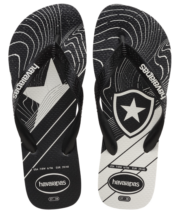 Chinelos Havaianas Top Times Botafogo