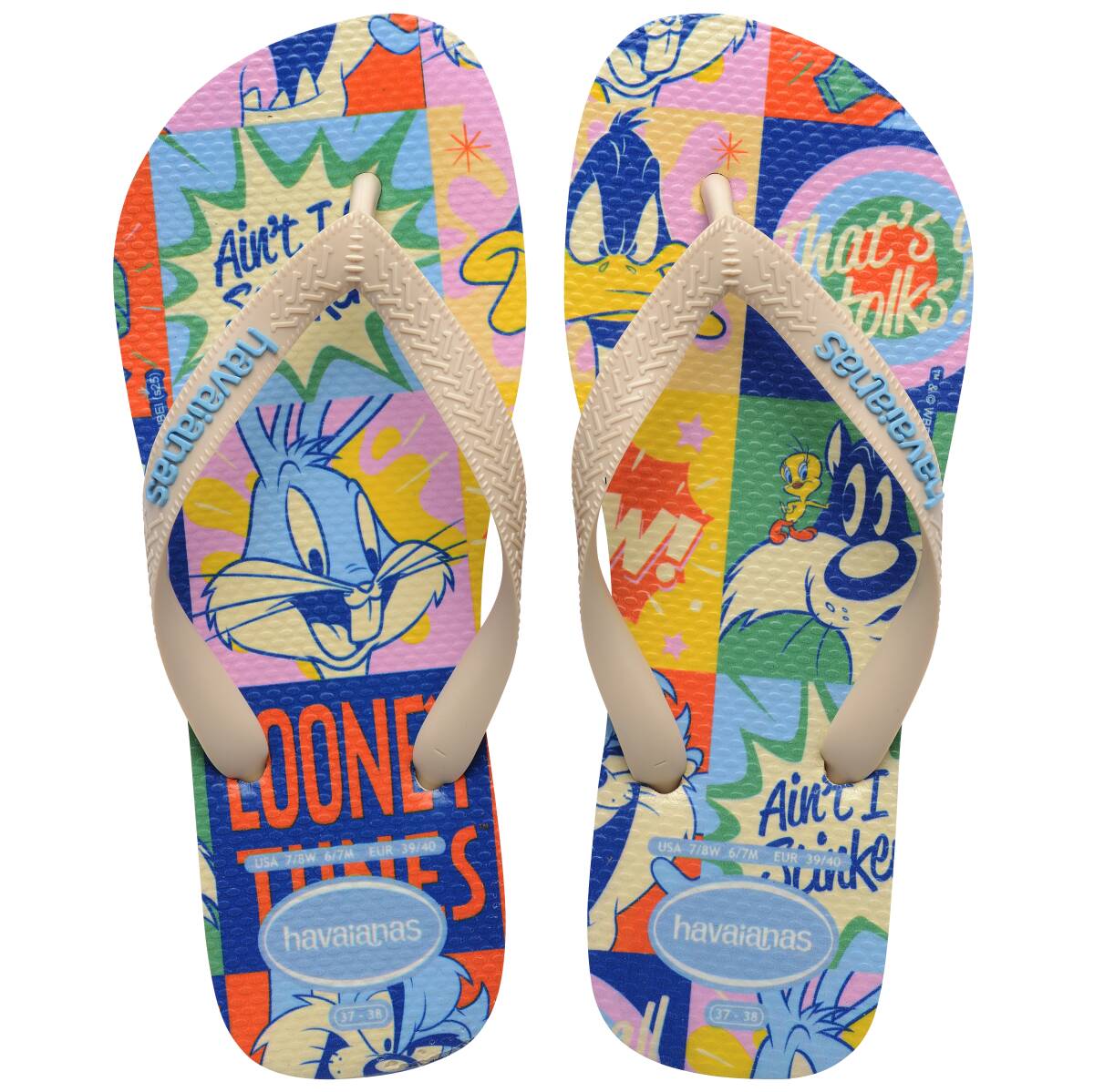 Chinelos Havaianas Top Warner Classics