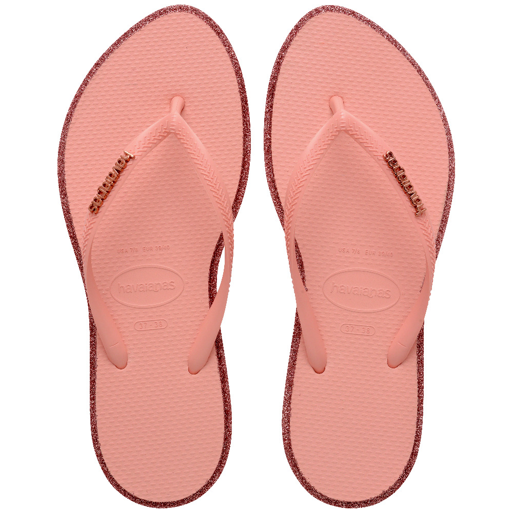Chinelos Havaianas Slim Point Glitter
