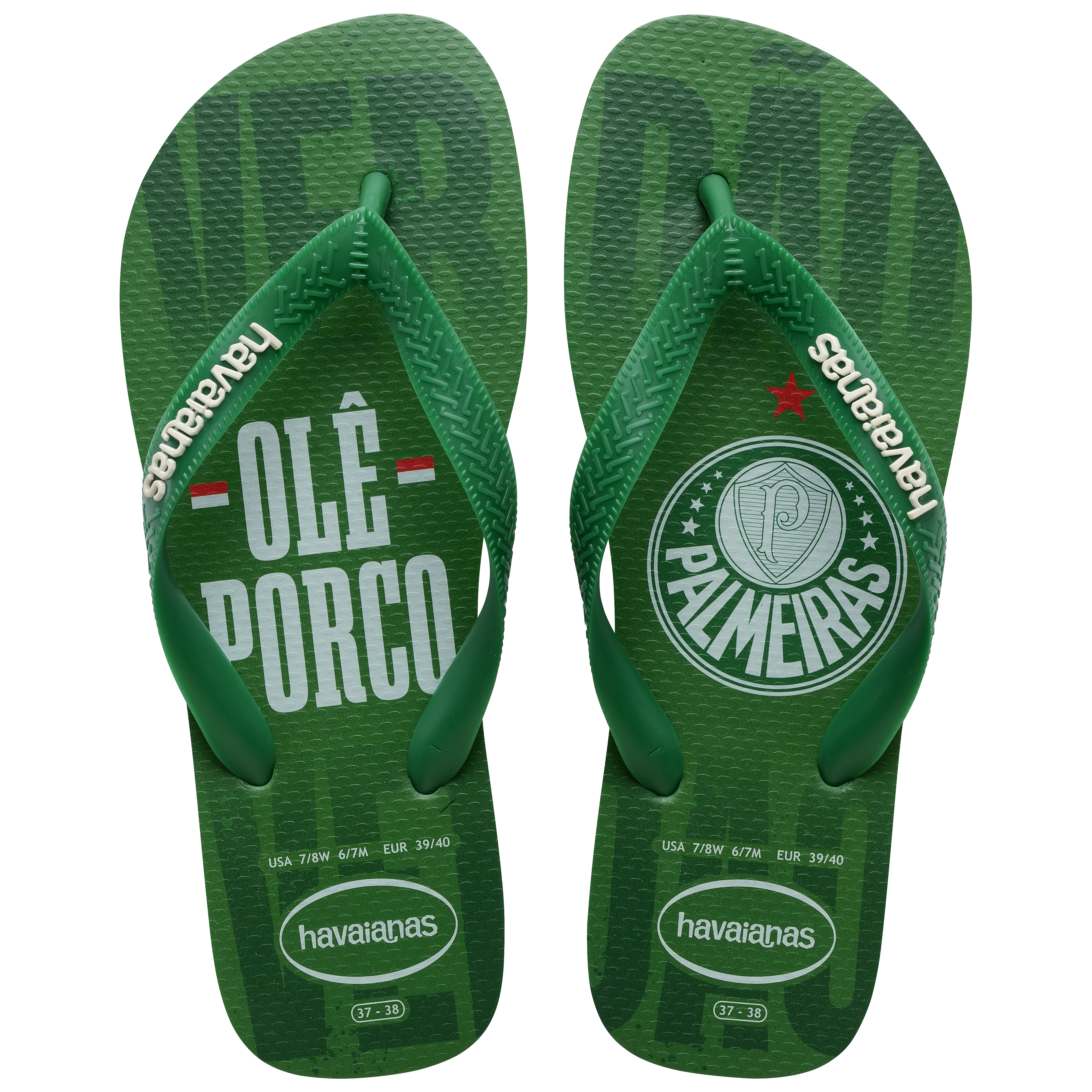 Chinelos Havaianas Top Times Palmeiras